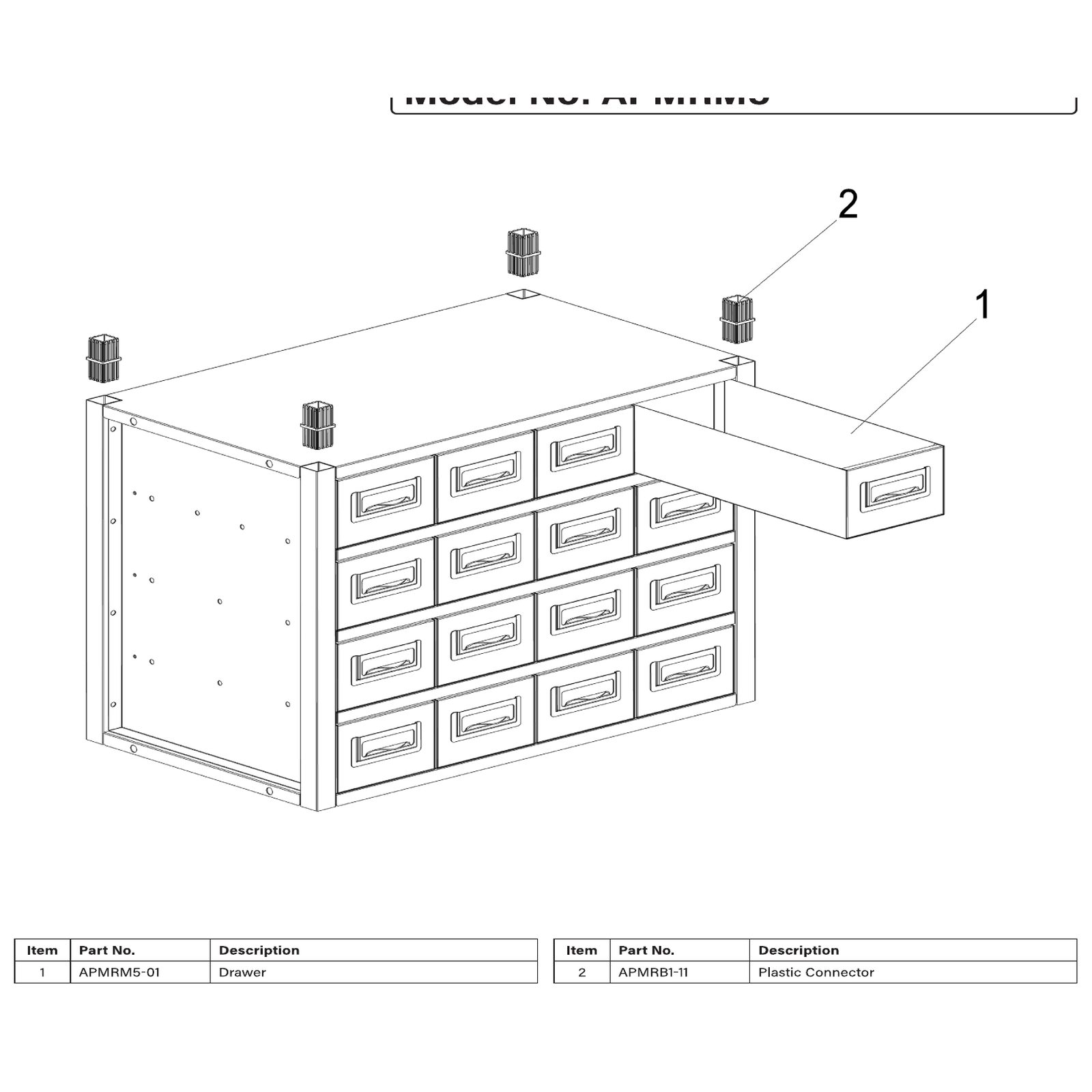 Sealey Drawer APMRM5-01