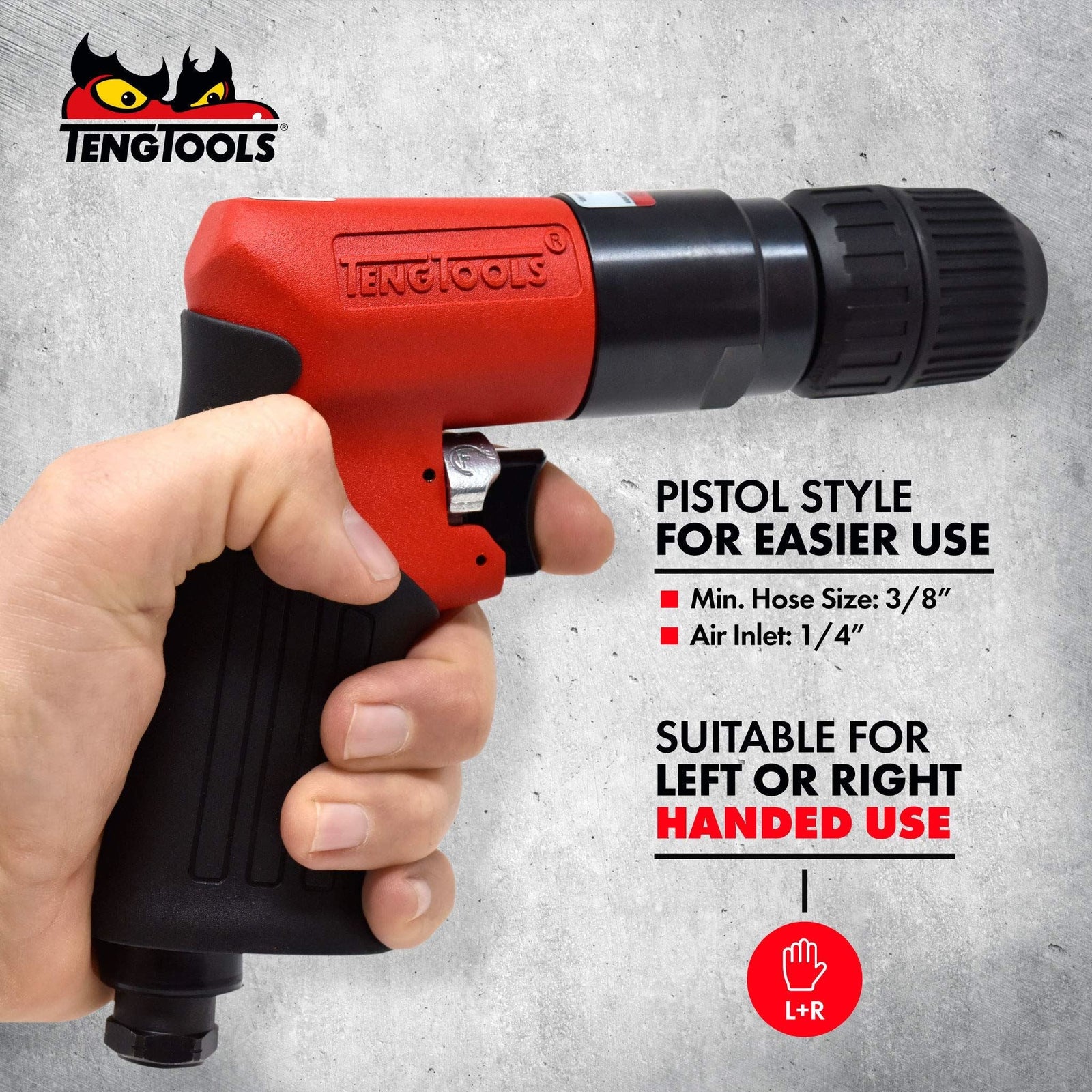 Teng Tools Air Drill 10mm Chuck