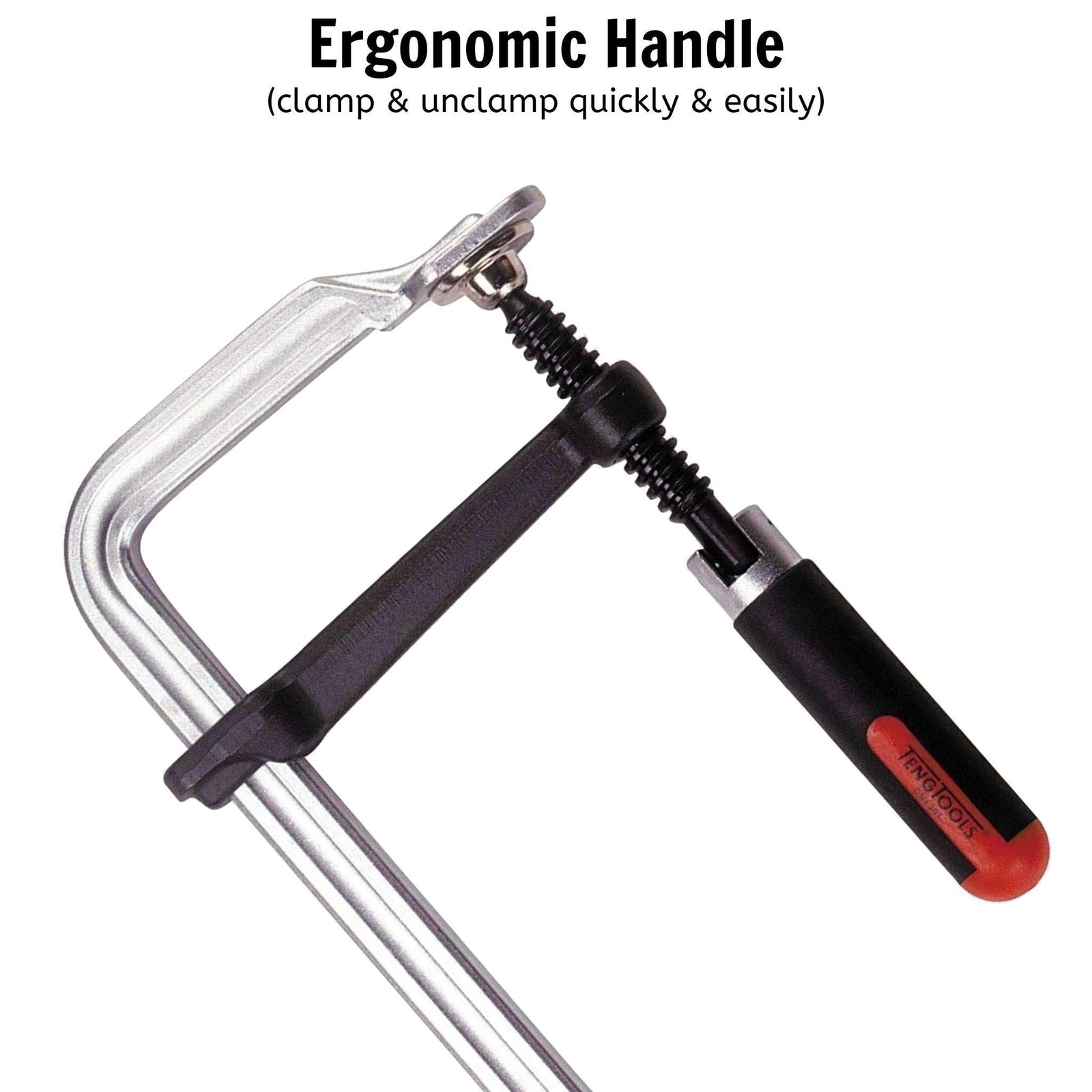 Teng Tools F-Type Clamp Swivel Handle 200 x 100mm
