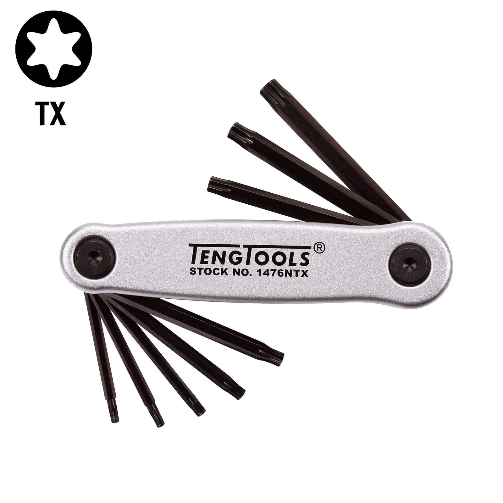 Teng Tools Folding TX Key Set 8 Pieces