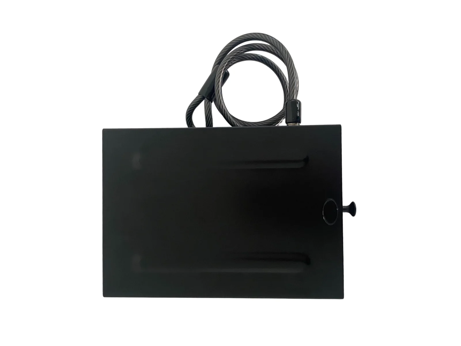 Milenco Vehicle Safe with Cable – Portable Car & Motorhome Security Box (10×15×22cm) – 2 Keys (1434)