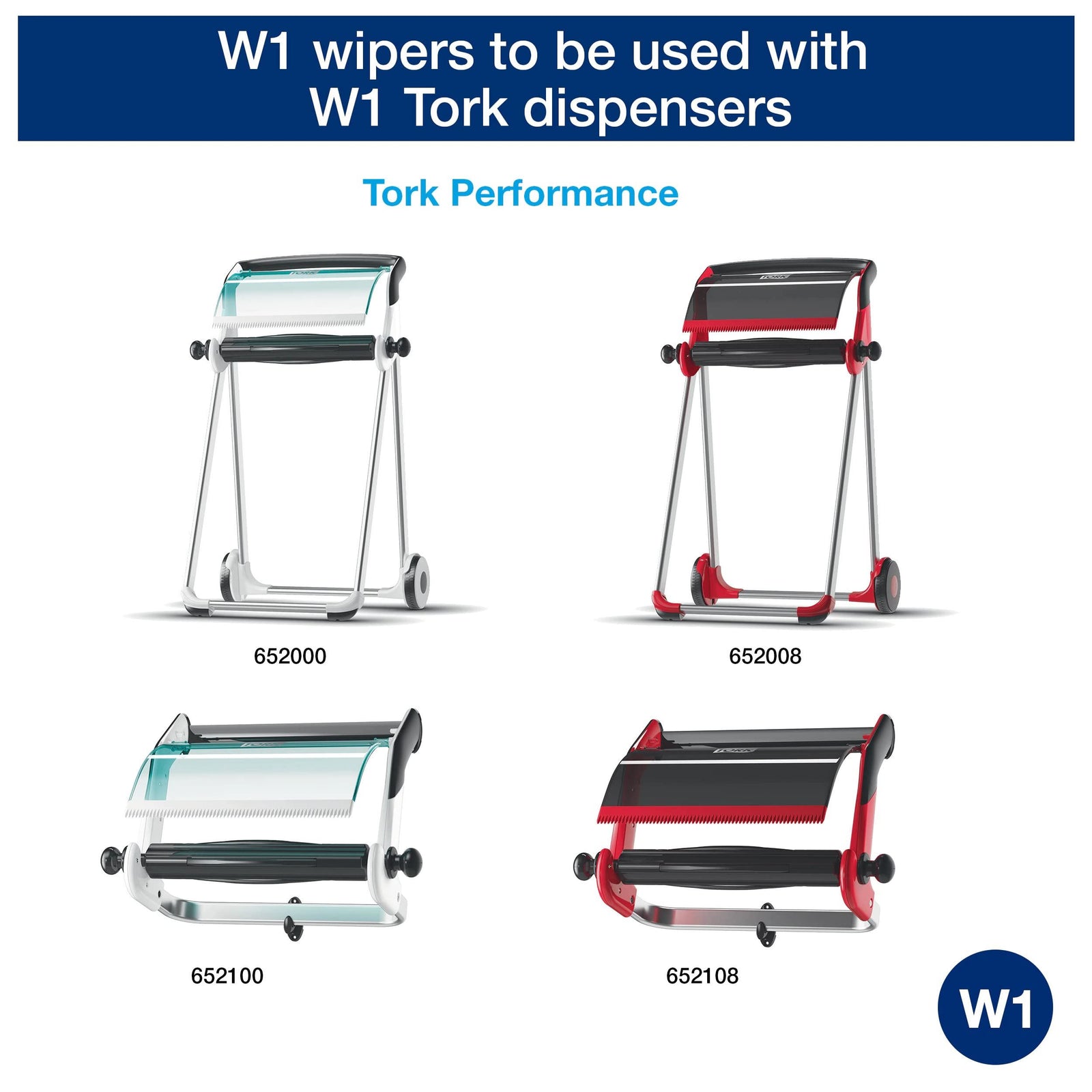 Tork 2 Ply Premium Heavy Duty Wiping Paper - Blue - 340m Bumper Roll