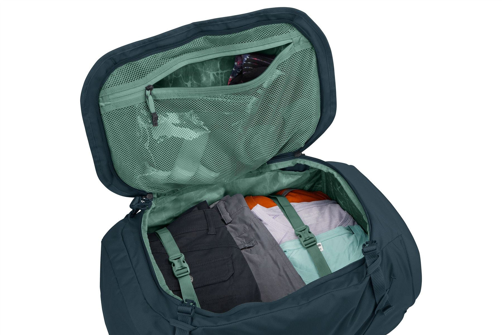 Thule Landmark 60L Women's travel pack darkest blue