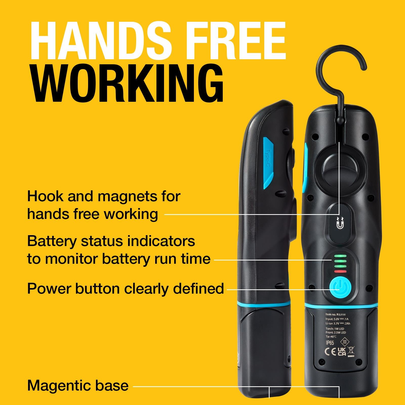 Ring MAGFLEX MINI250 Rechargeable Inspection Lamp