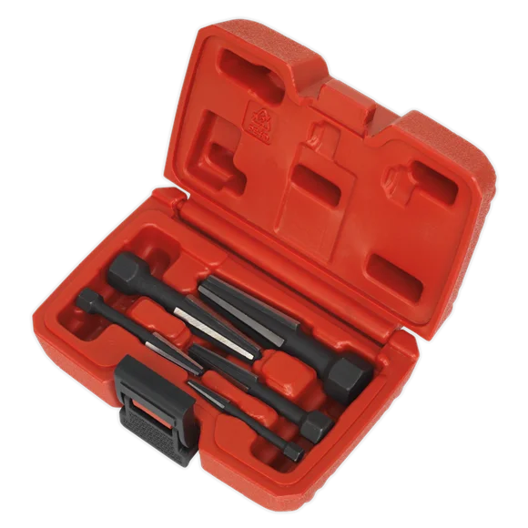 Sealey Screw Extractor Set 5pc Double Edge AK752