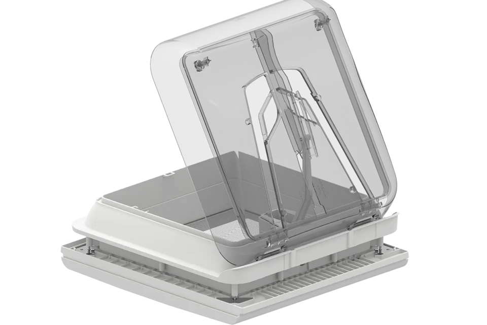 Fiamma Crystal Vent 28 F Rooflight Roof Sky Light Flyscreen Caravan Motorhome 07902-01B