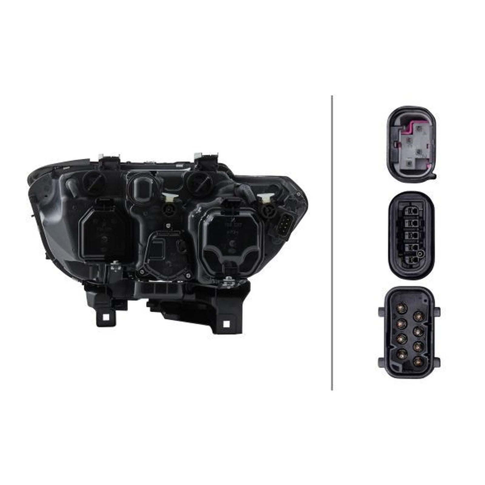 Hella Headlight Headlamp PY21W Right 1EL 158 084-011