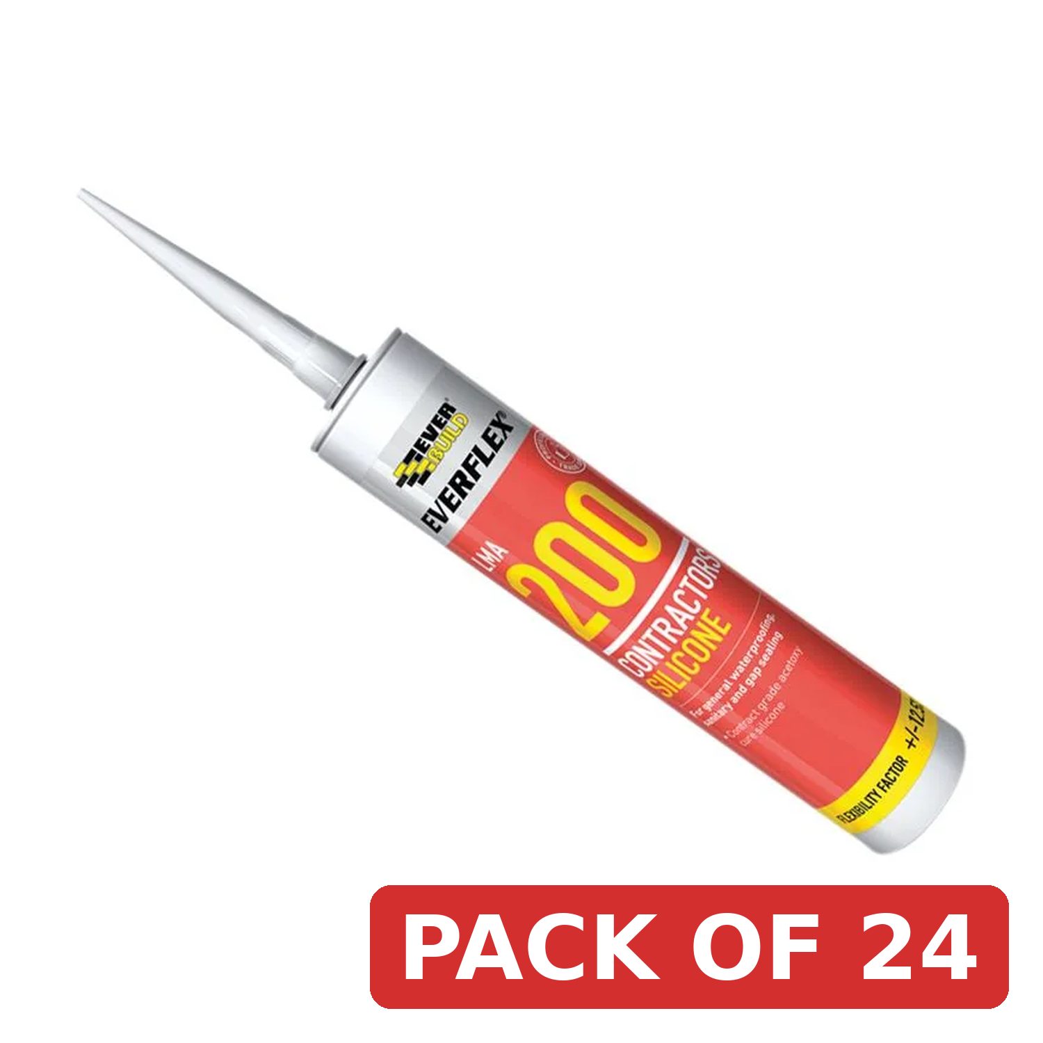 Everbuild Sika Everflex® LMA 200 Contractor's Silicone 295ml Black - 880151