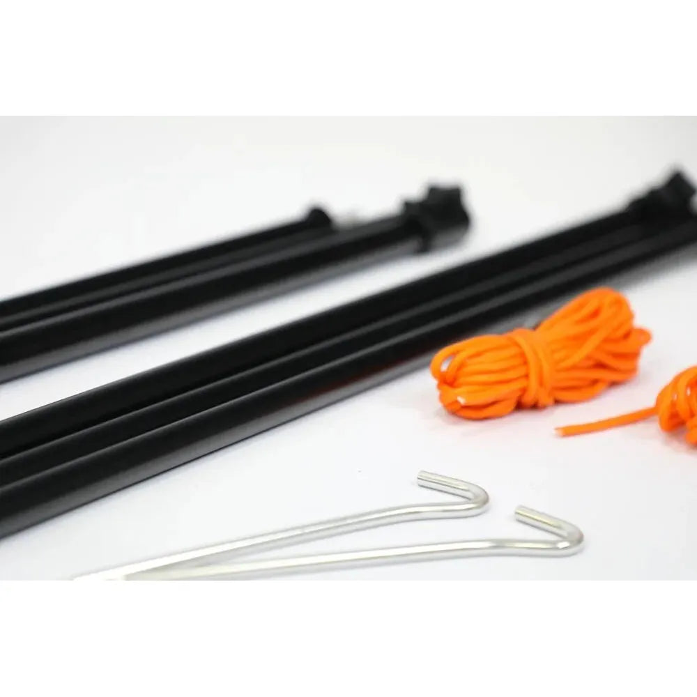Vango Adjustable Steel King Poles 180-220cm - Black
