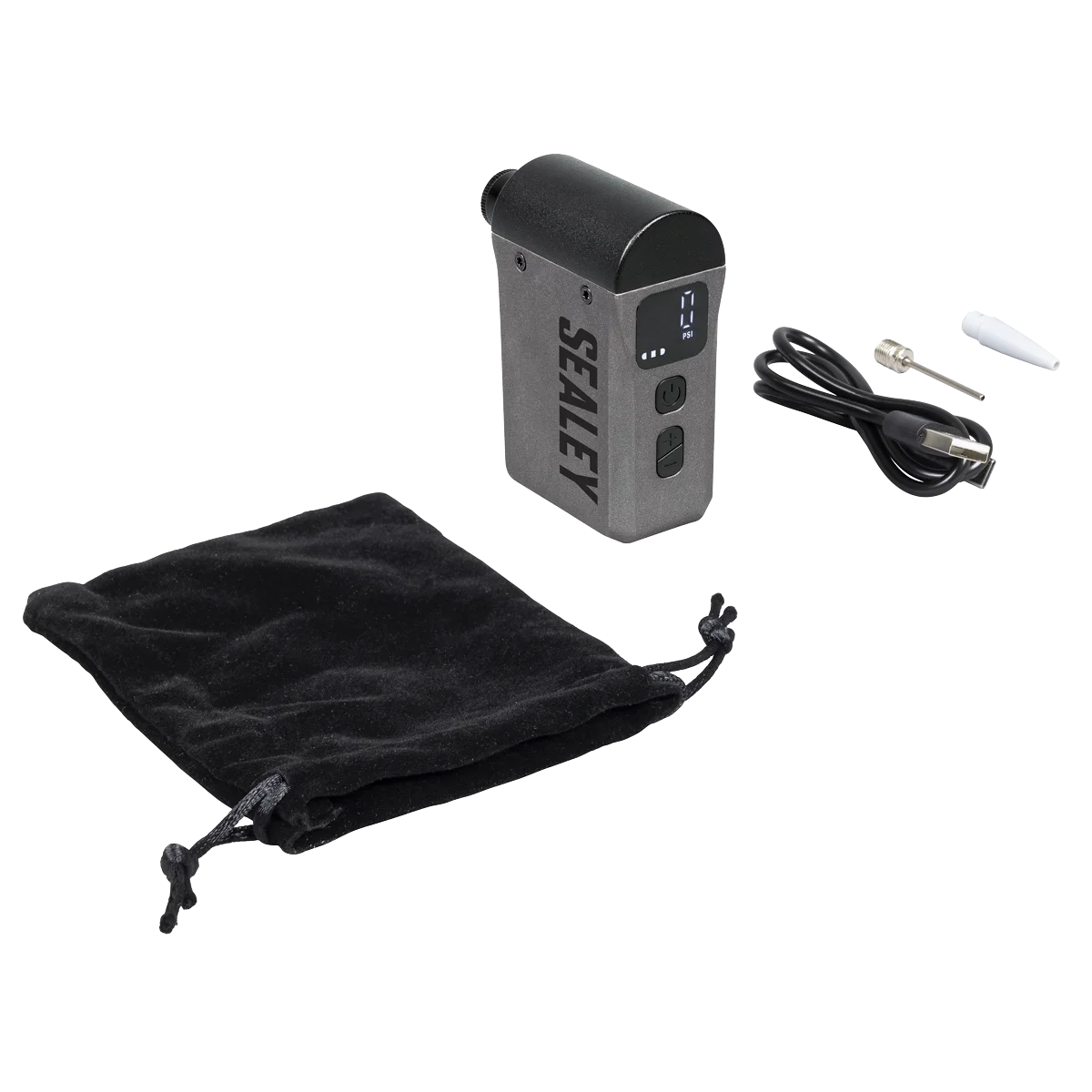 Sealey Mini Digital Bike Pump CTI100 120psi Rechargeable