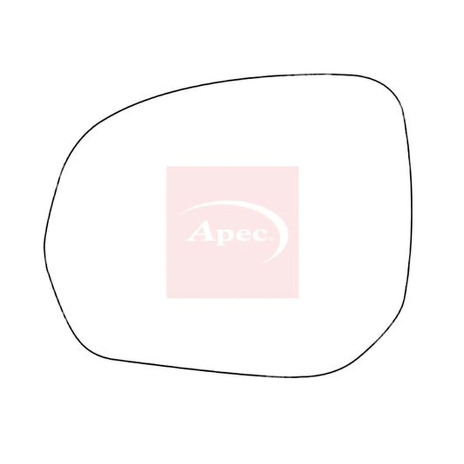 Apec Exterior Wing Mirror Glass Left AMS2105