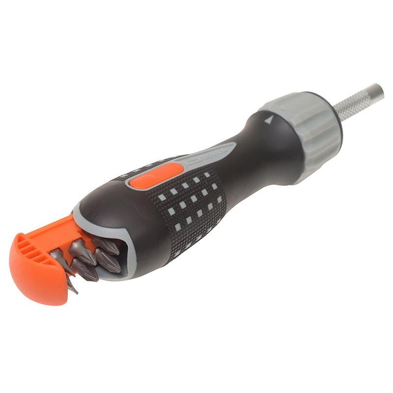 Bahco 808050L LED Ratchet Screwdriver & 6 Bits
