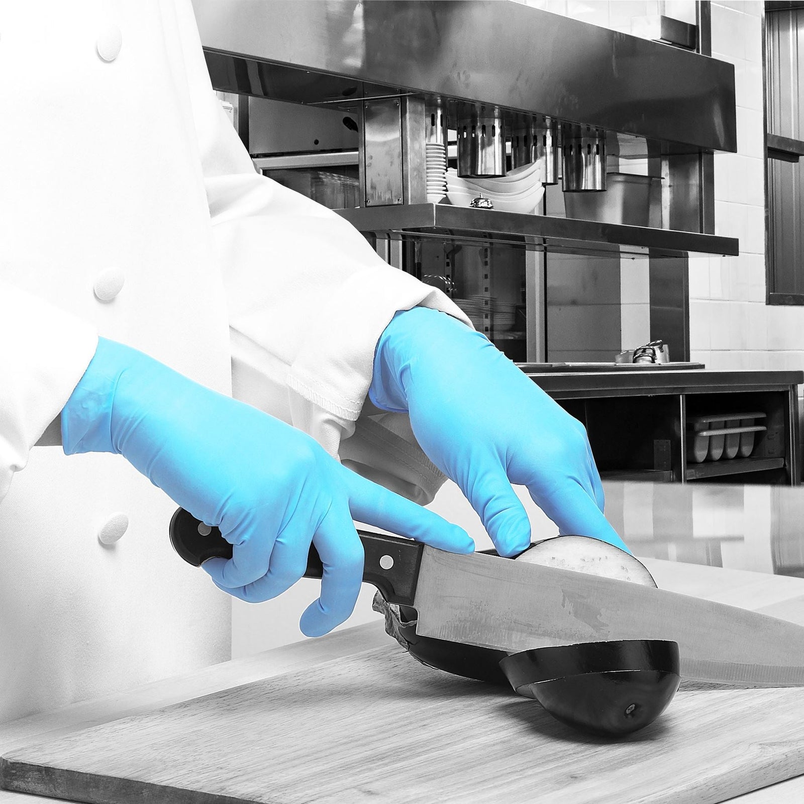 2x Bodyguards GL895 Powder Free Blue Nitrile Disposable Gloves Small Box of 100