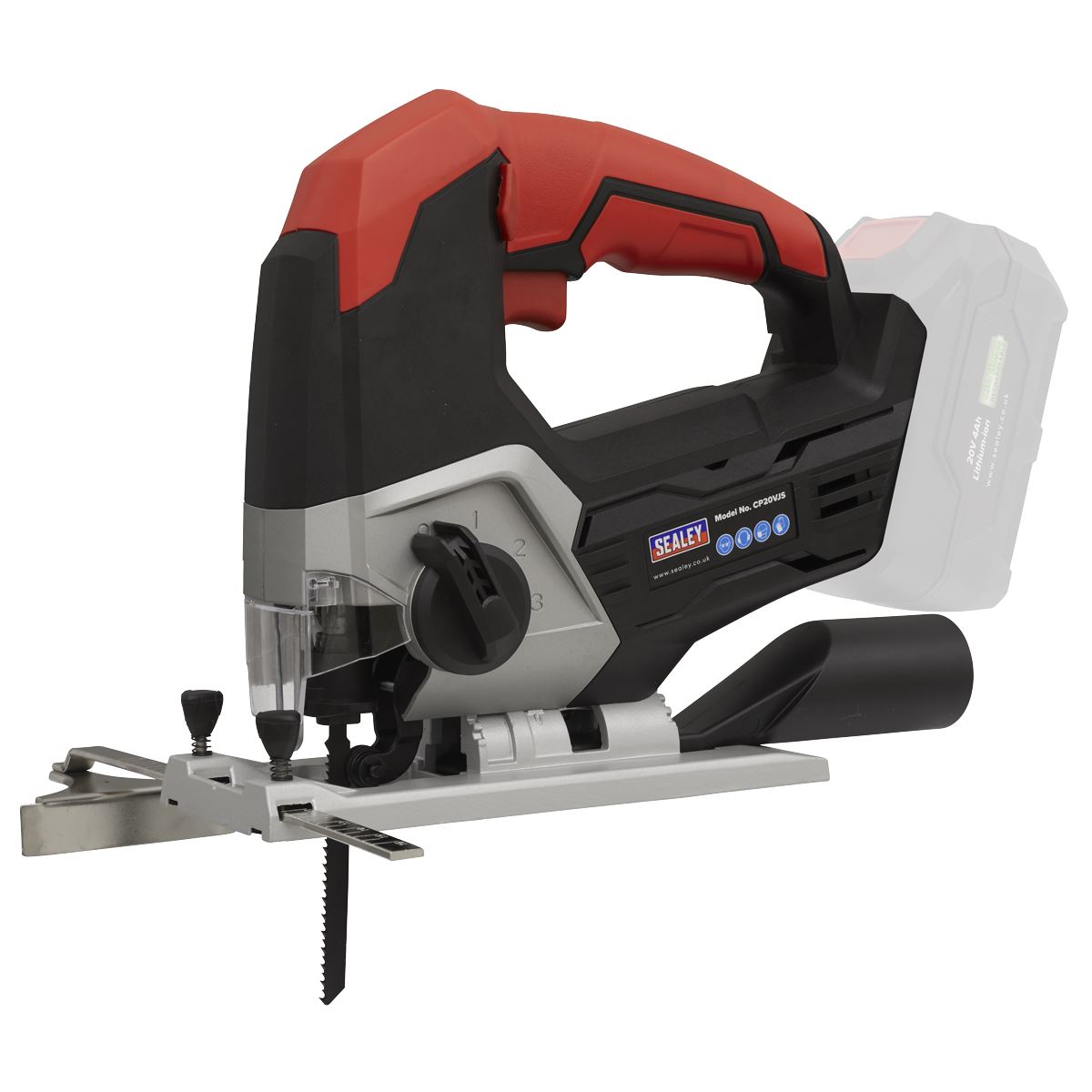 Sealey Cordless Jigsaw Kit 20V SV20 Series 2 Batteries CP20VJSKIT