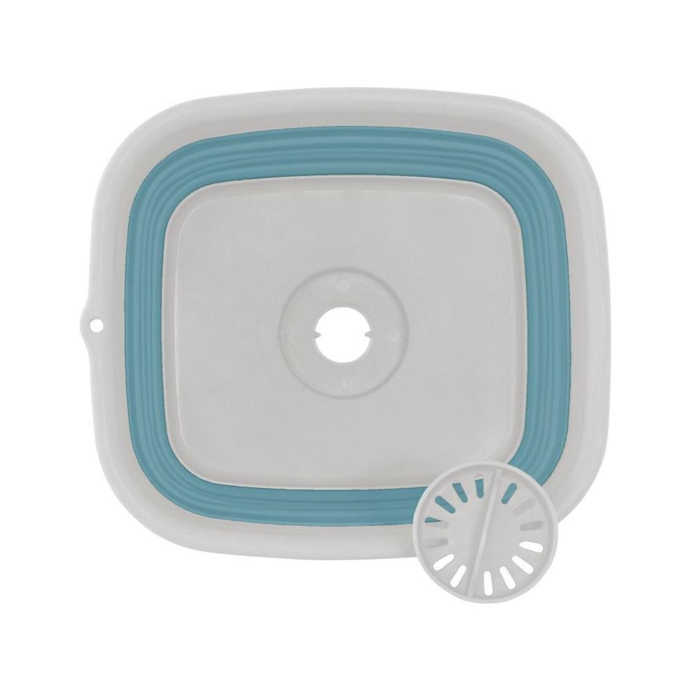 Outwell Collaps Callapsible Wash Bowl with Drain - Classic Blue for Caravan/Motorhome