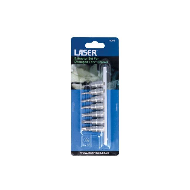Laser Extractor Set For Damaged Torx Screws 8053