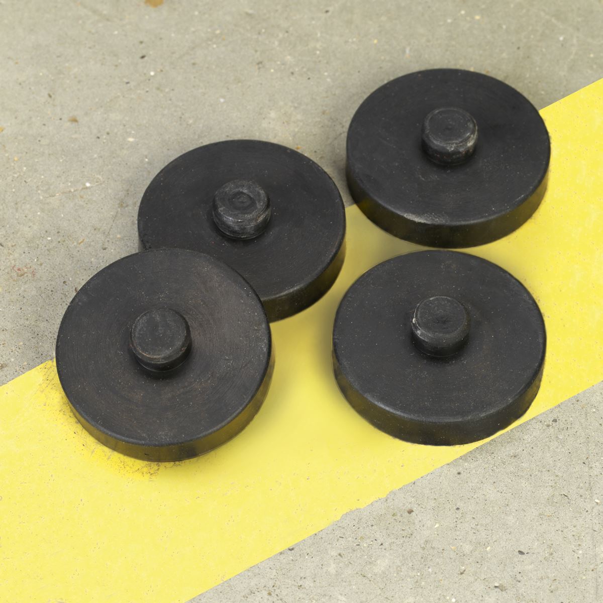 Sealey Anti-Vibration Foot Kit 4pc COMPKIT4