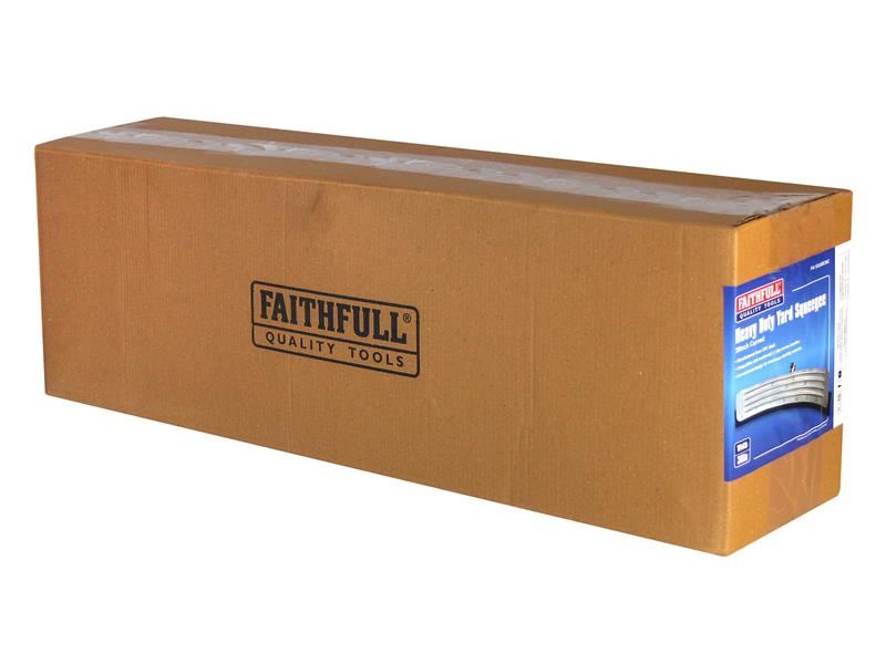 Faithfull Heavy-Duty Curved Yard Squeegee 30in (762mm)