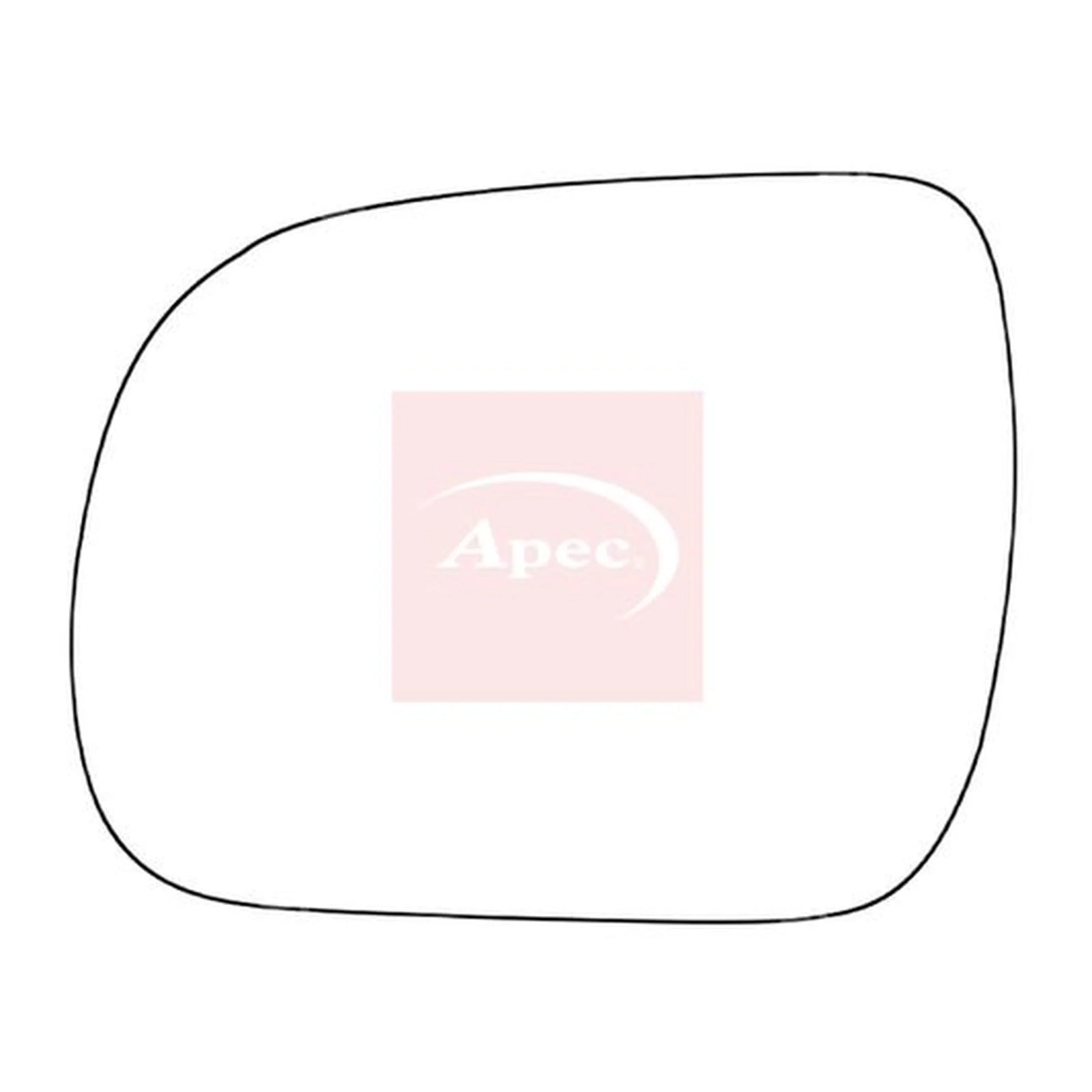 Apec Exterior Wing Mirror Glass Left AMS2751
