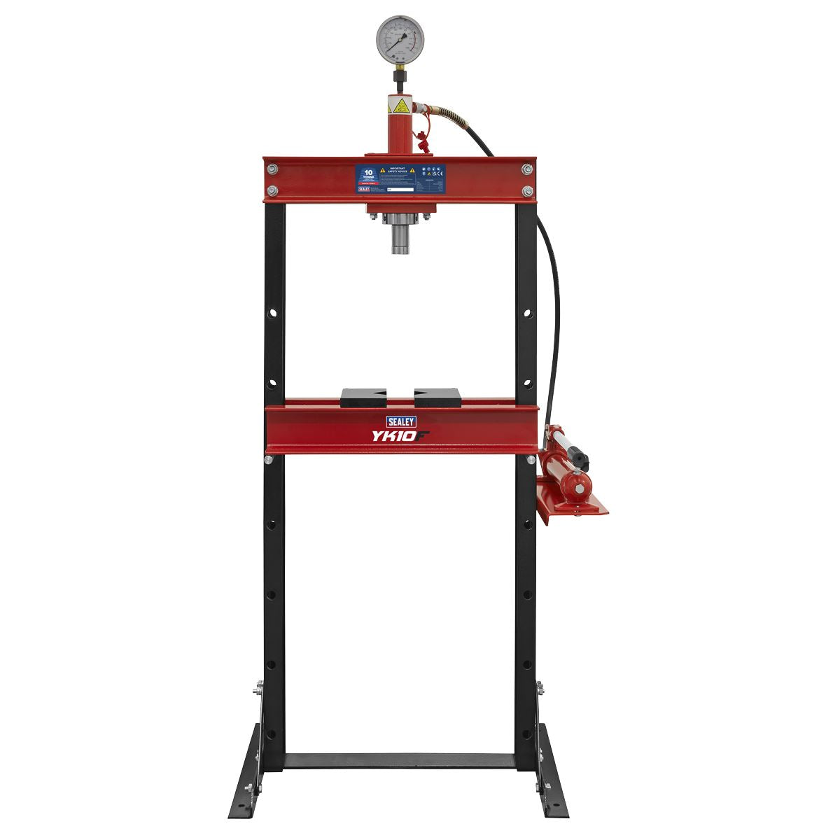 Sealey Hydraulic Press 10 Tonne Floor Type YK10F