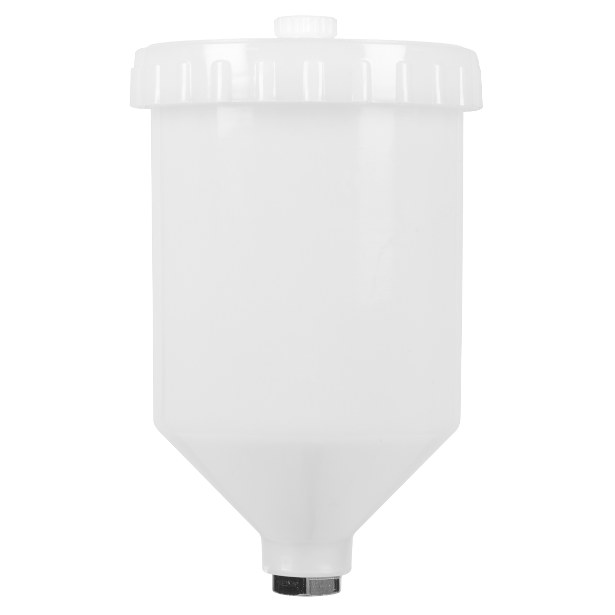 Sealey Paint Spray Gun Pot 600ml with Brass Fitting