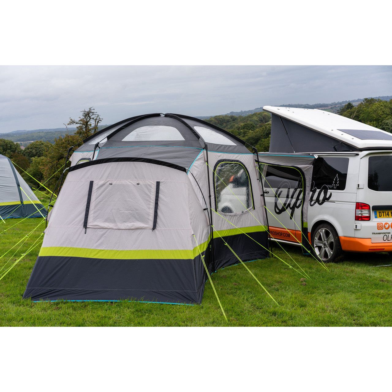 Olpro Hive Campervan Awning (Fibreglass Poles) - with Sleeping Pod