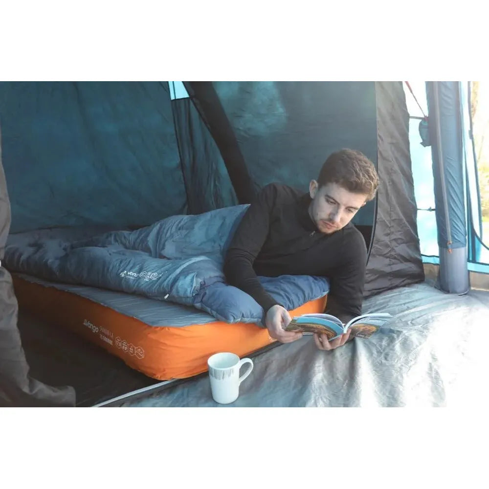 Vango Shangri-La II 15 Grande 15 Grande Cloud Grey / Orange Self Inflating Sleep Mat