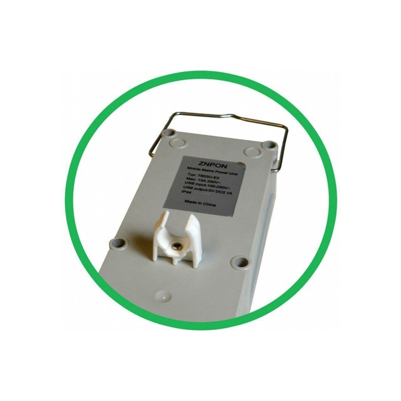 Maypole 15M MP3766 Triple Mains Hookup Mobile Power Unit 230V 13A With USB Ports