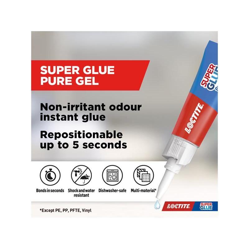 Loctite Super Glue Pure Gel Tube 3g