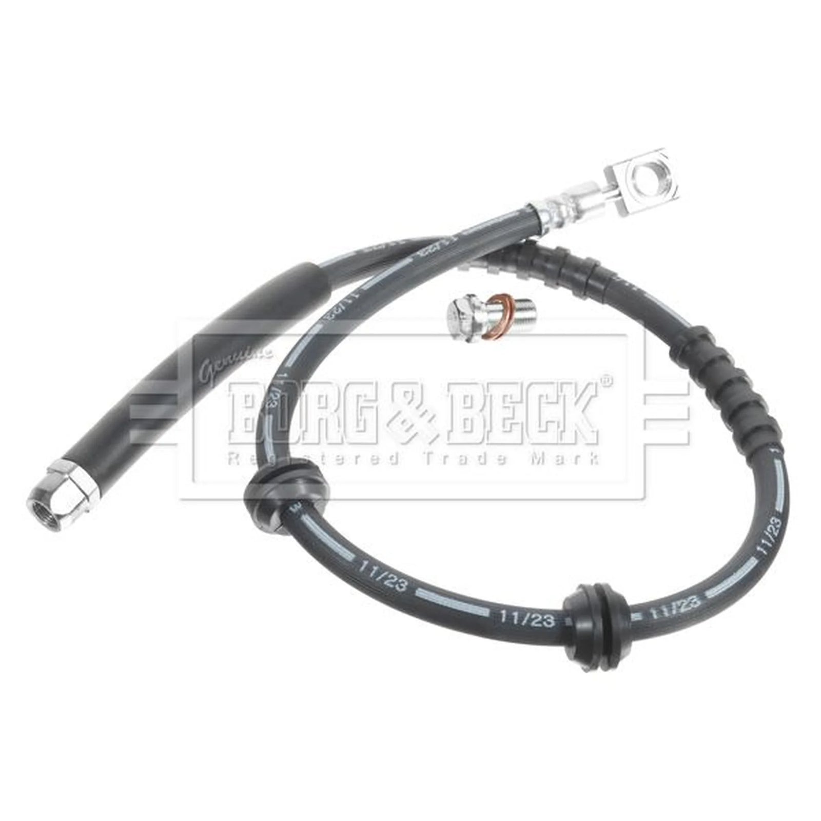 Borg & Beck Brake Hydraulic Hose Line Front Right BBH9130