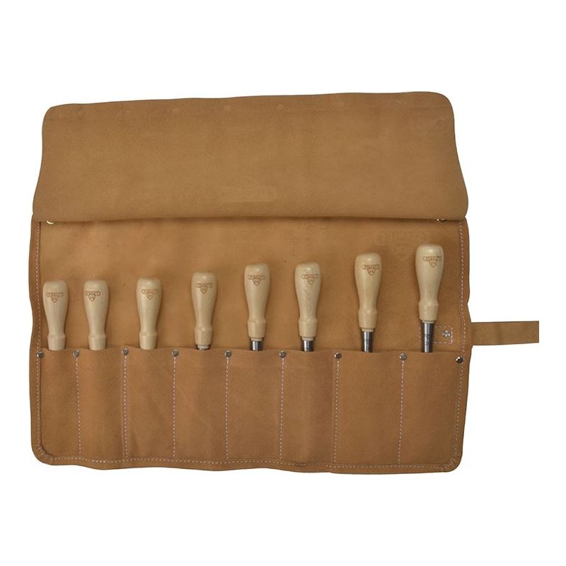Stanley® Hand Tools Sweetheart Socket Chisel Set, 8 Piece: 3 6 8 12 15 18 25 & 32mm