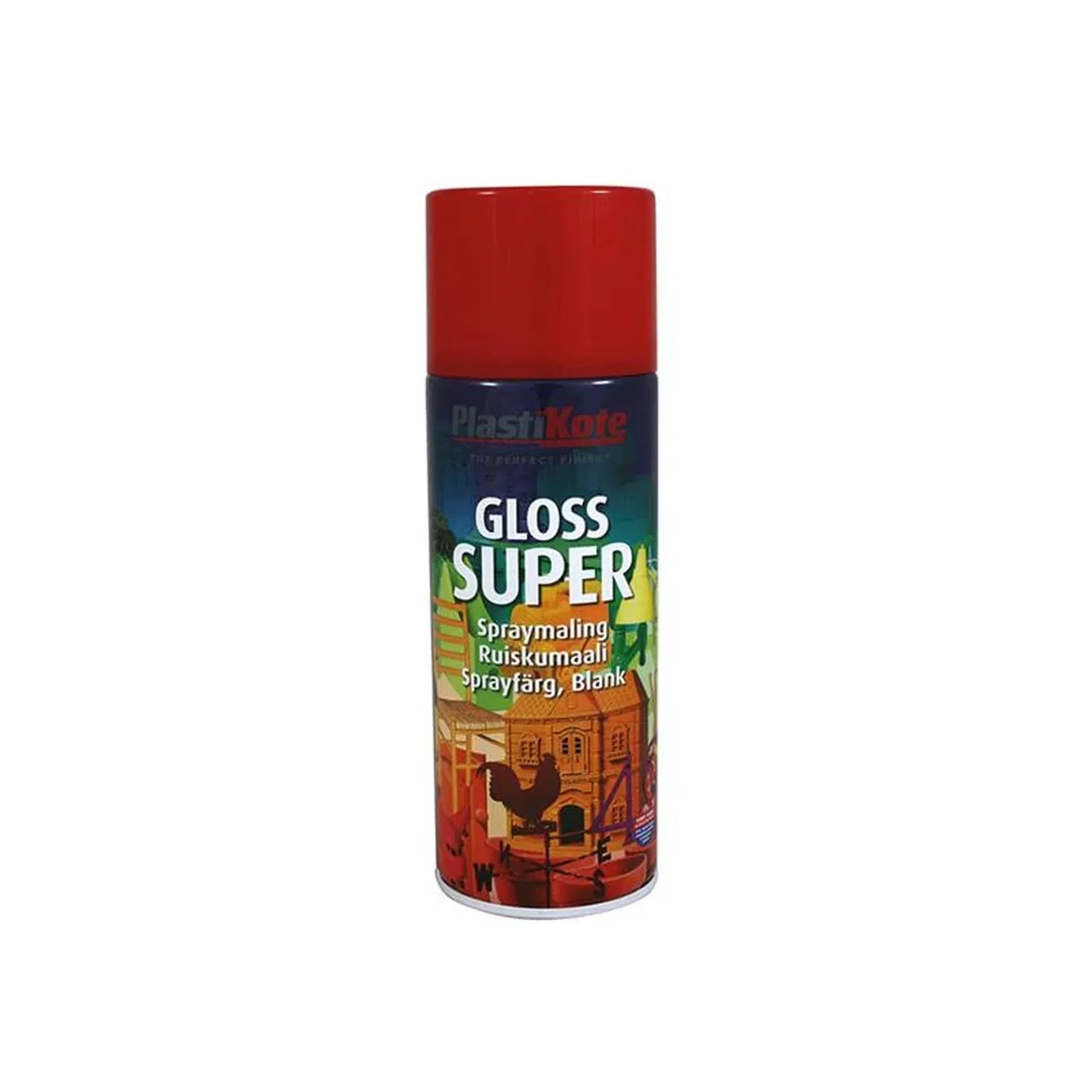 PlastiKote Gloss Super Spray Paint 400ml Orange