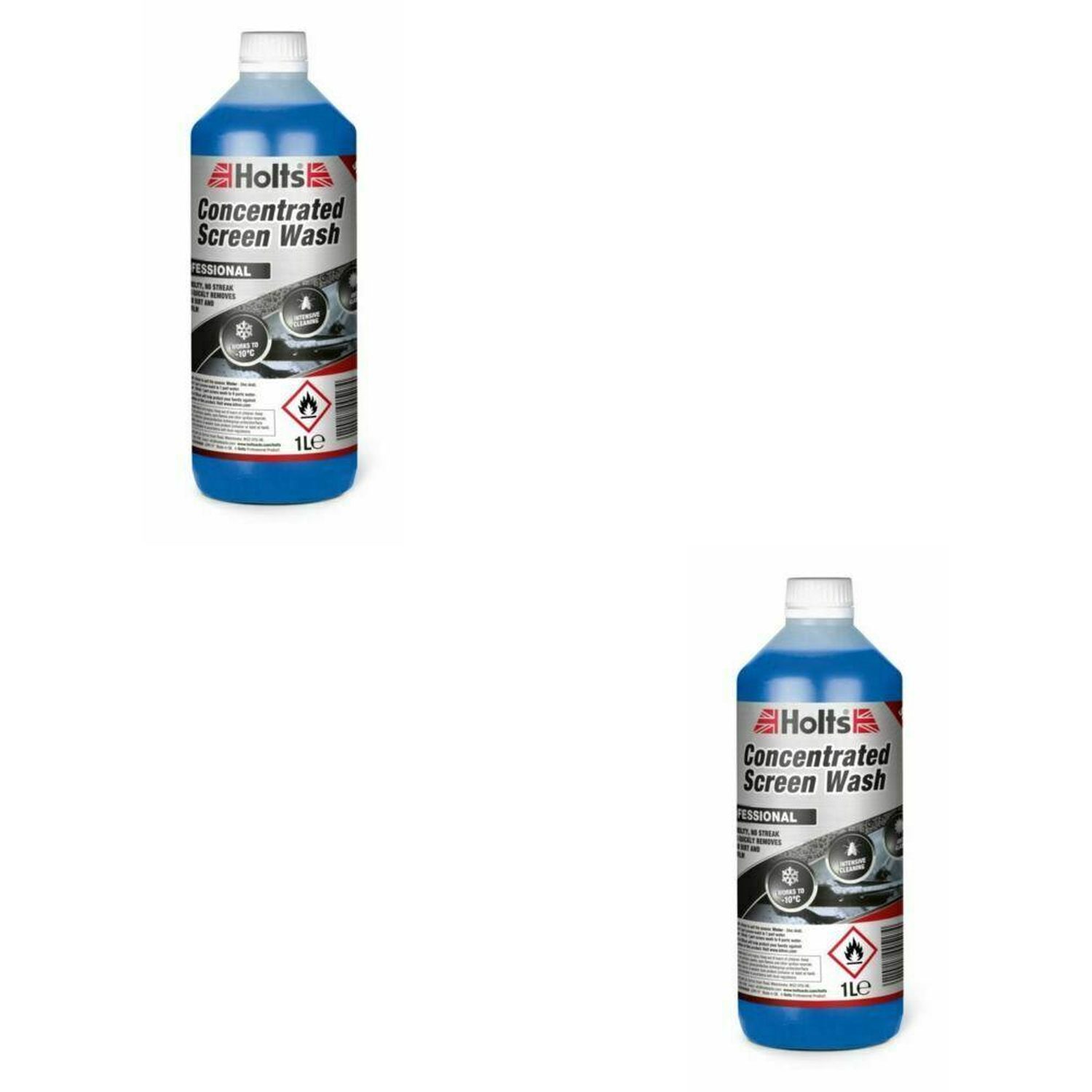 Holts Screen Wash 1L High Visibility Concentrated Formula