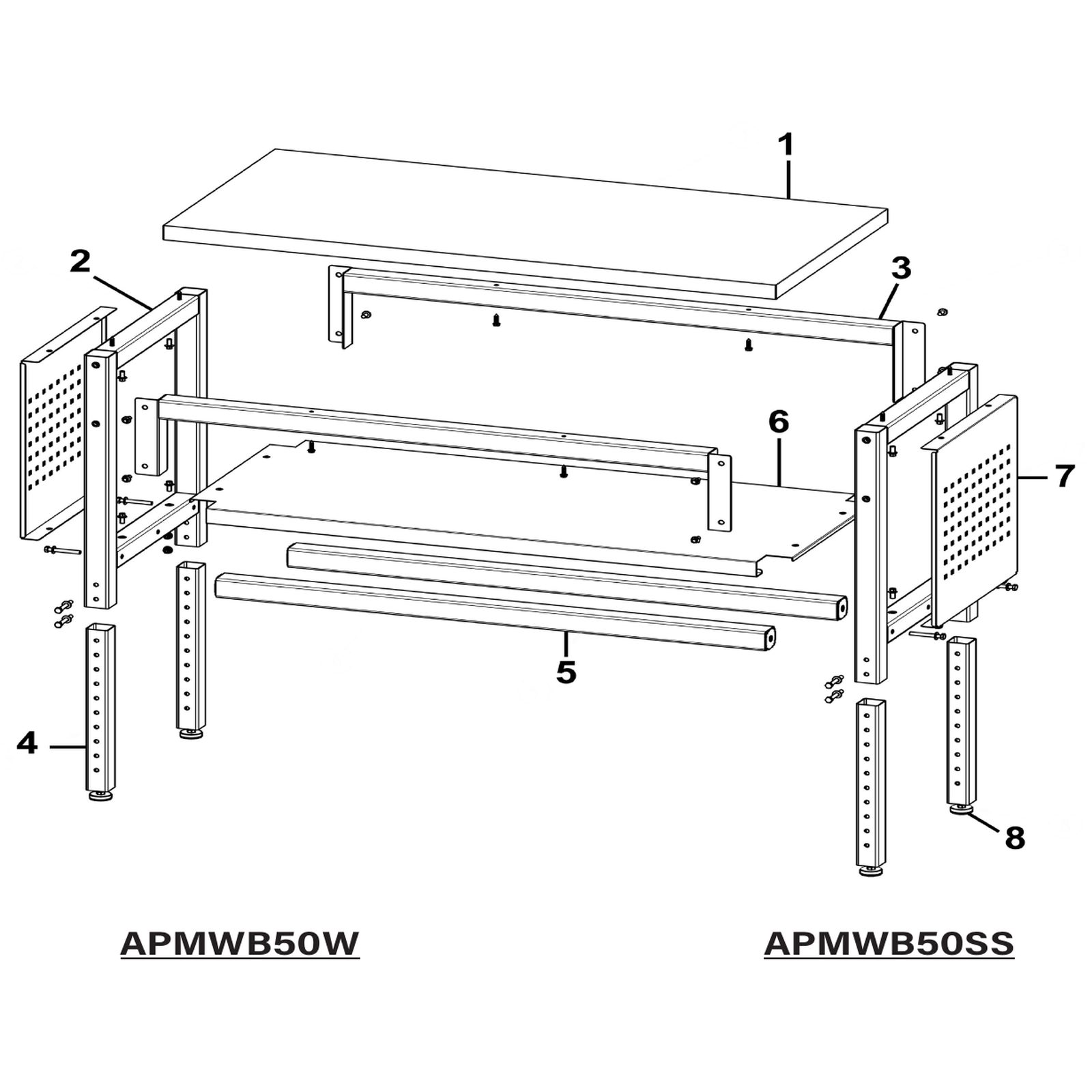 Sealey Side Panel APMWB72W-07