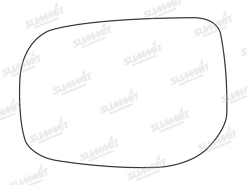 Summit Heated Base Plate With Standard Mirror Glass fits Toyota Yaris 07 to 11 LHS