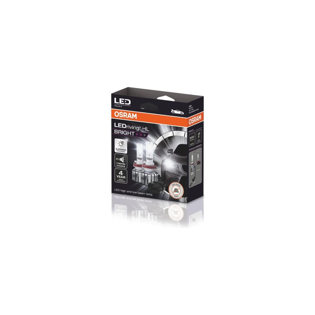 Osram Ledriving Hl Bright H8/H11/H16/H9