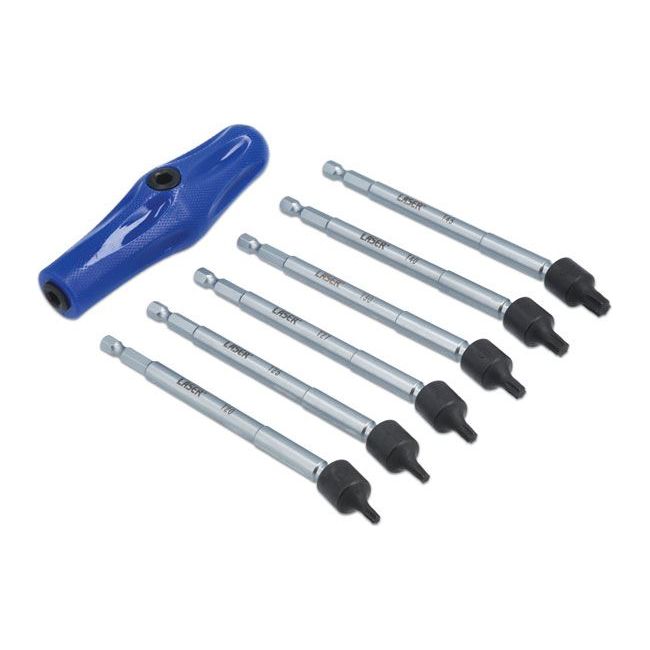 Laser Universal Joint Star Bit Set 6pc 8219