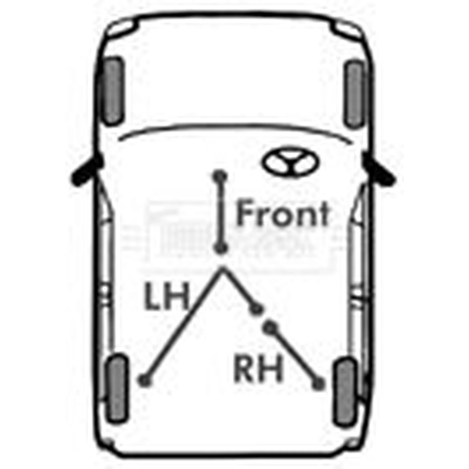 Borg & Beck Handbrake Cable Left Rear BKB2325