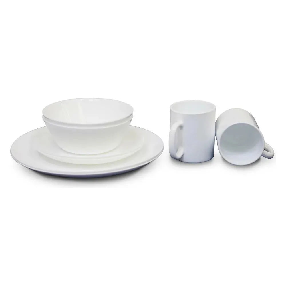 Vango Opal 8 Piece Dining Set 8 Pcs White