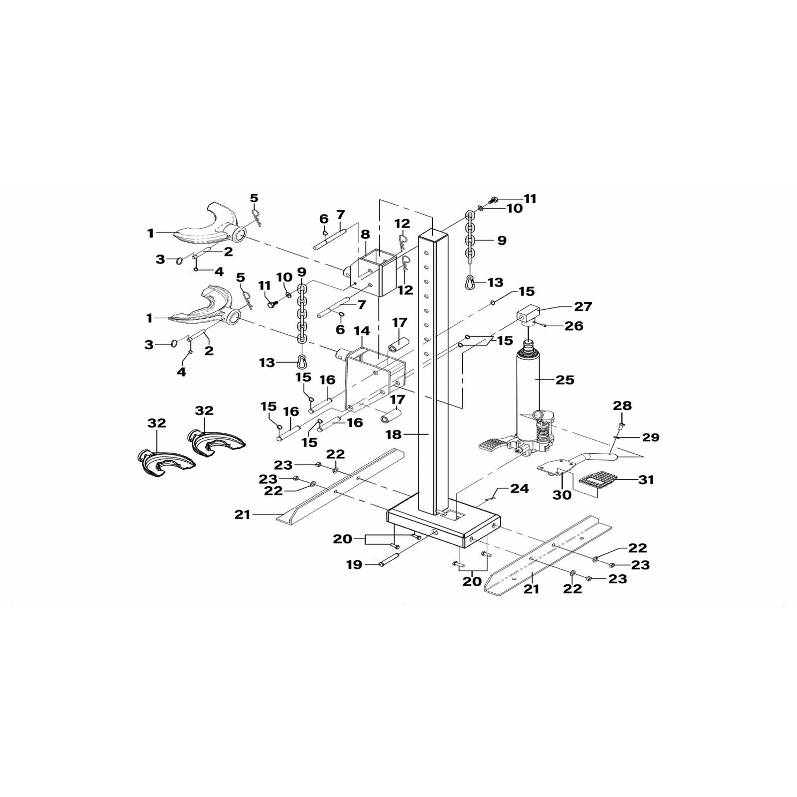 Sealey Upper strut support RE231.V3-08