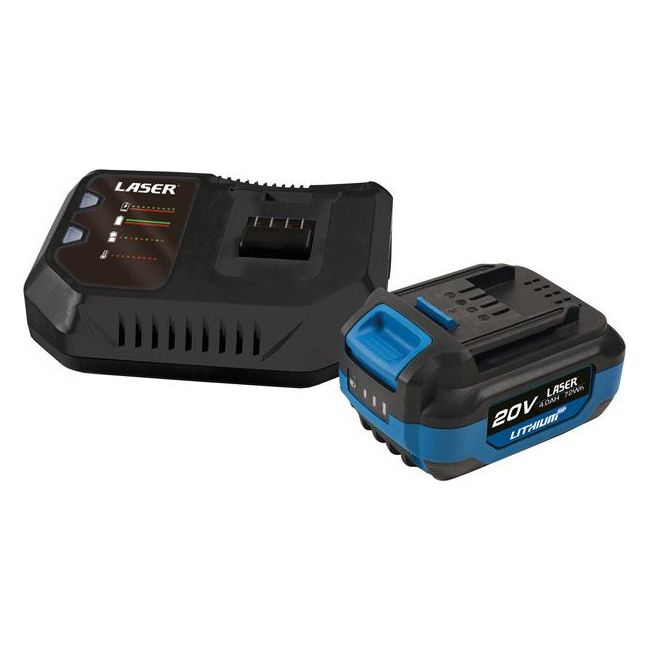 Laser 20V 4.0Ah Li-ion Battery 'One Battery Powers All' 8007