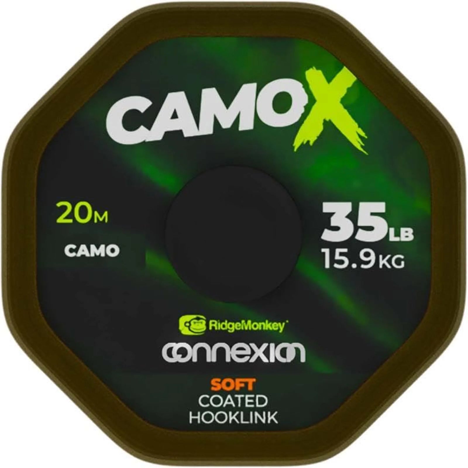 RidgeMonkey Connexion CamoX Soft Coated Hooklink 35lb - RMT318