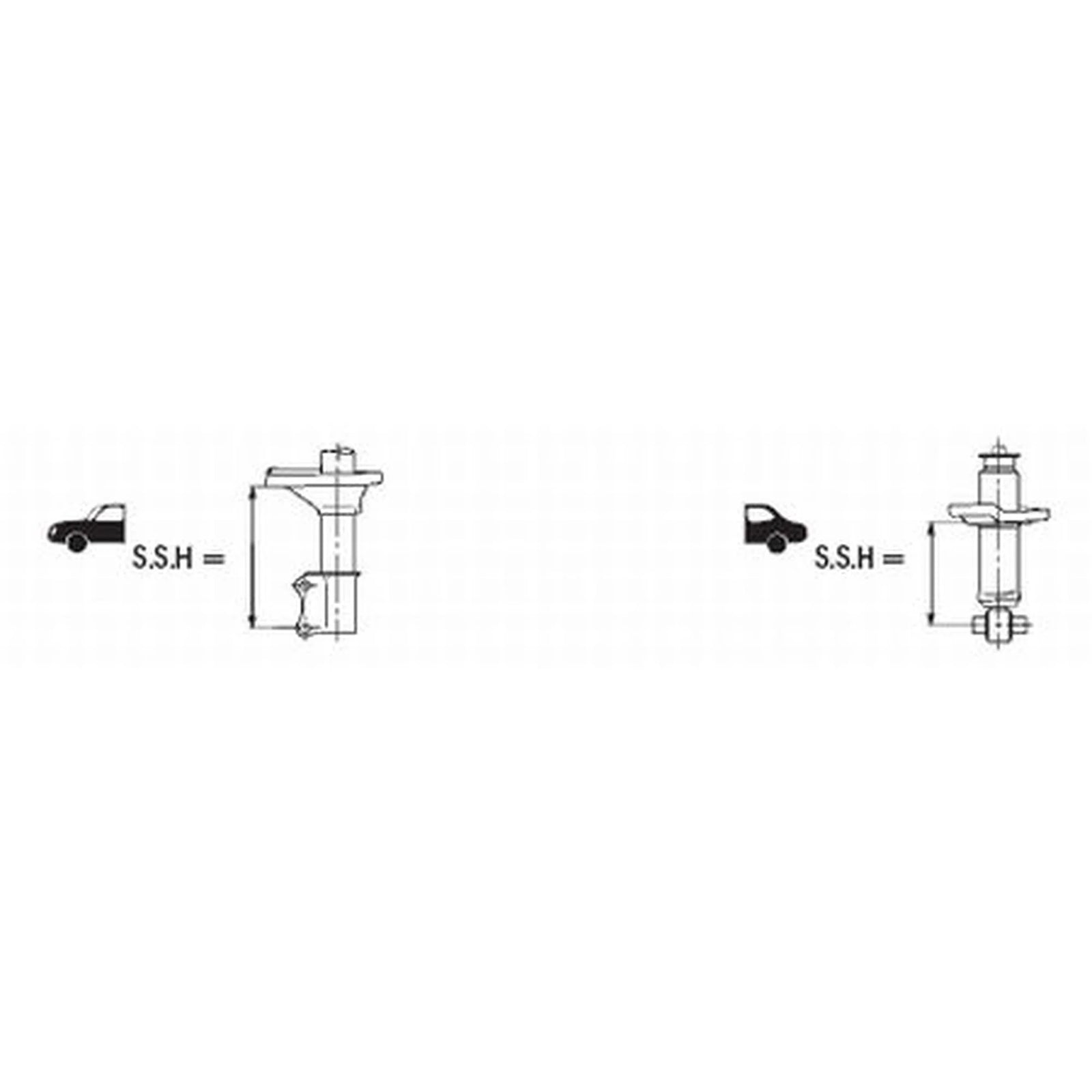 KYB Shock Absorber Damper Strut Front 333075