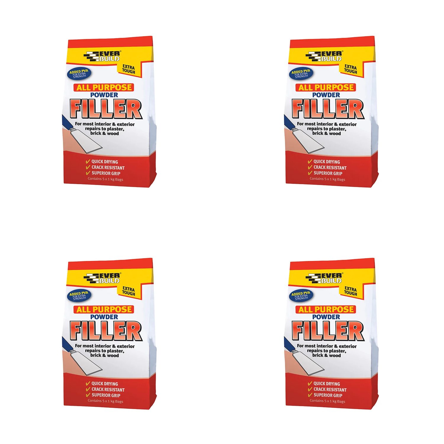Everbuild Sika All Purpose Powder Filler 5kg - 480444