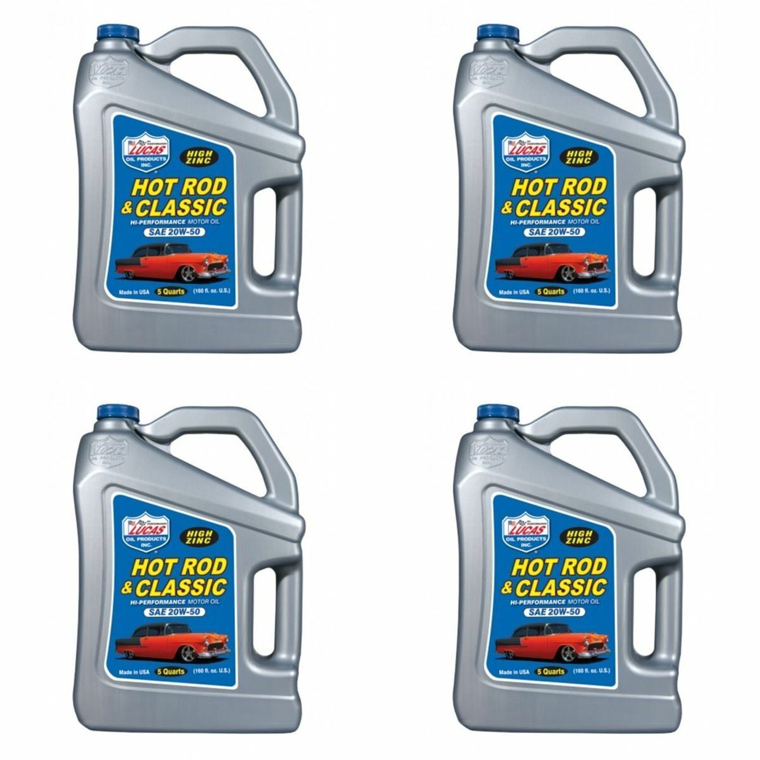 Lucas Oil Hot Rod & Classic Motor Oil SAE 20W-50 4.73L