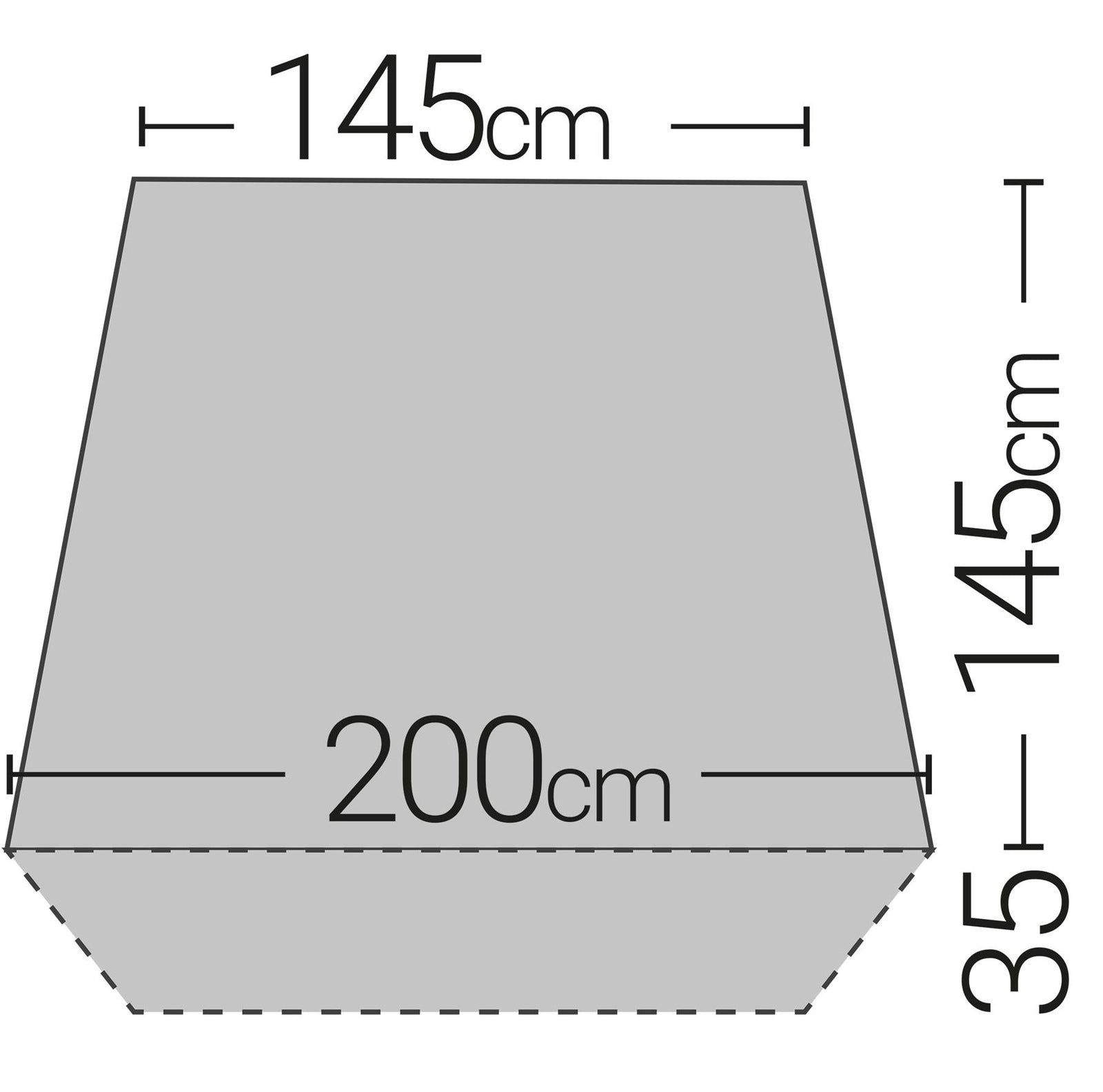 Quest Screen House 4 Mini pop up Gazebo Grey