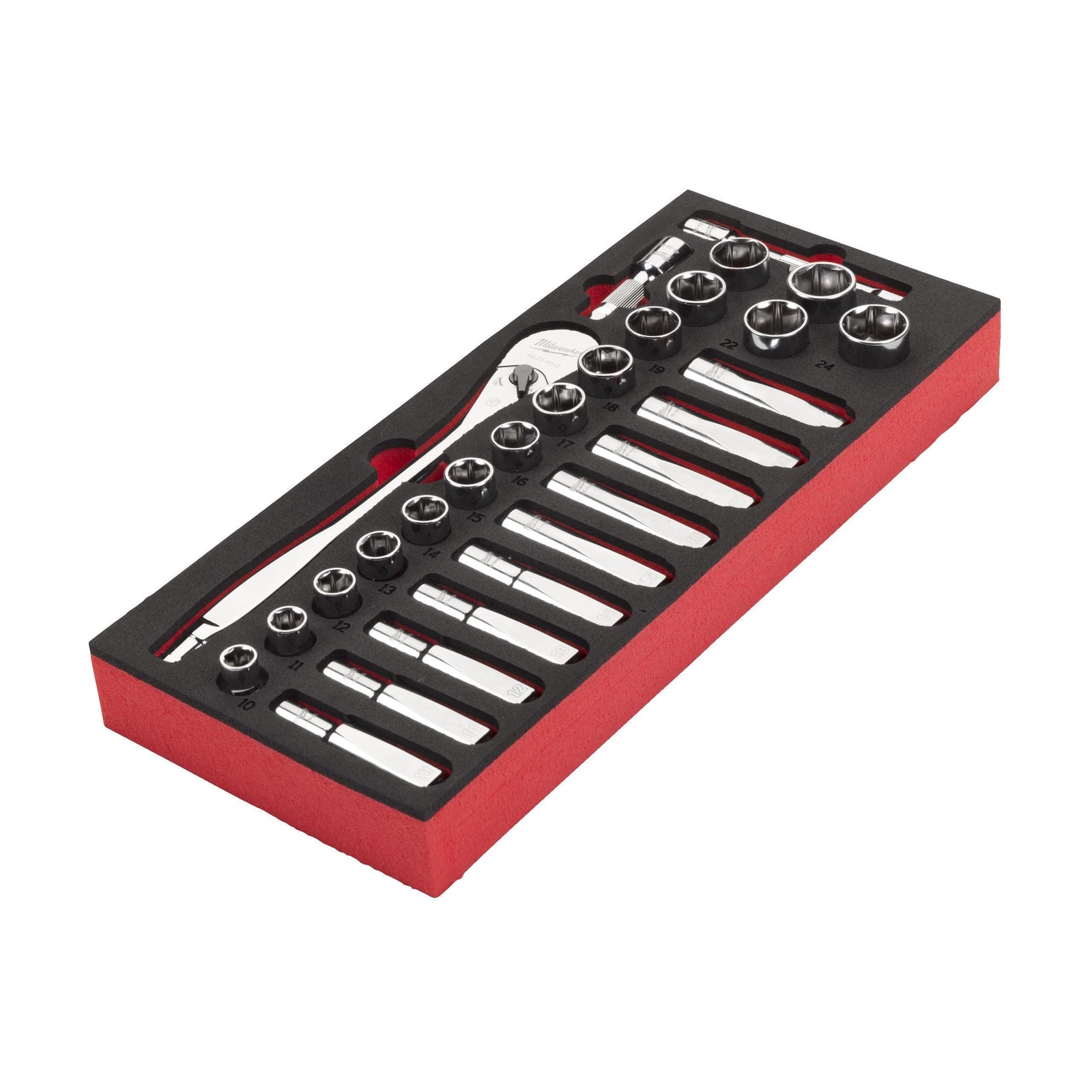 Milwaukee 1/2Dr Socket Set Foam Insert 4932479826