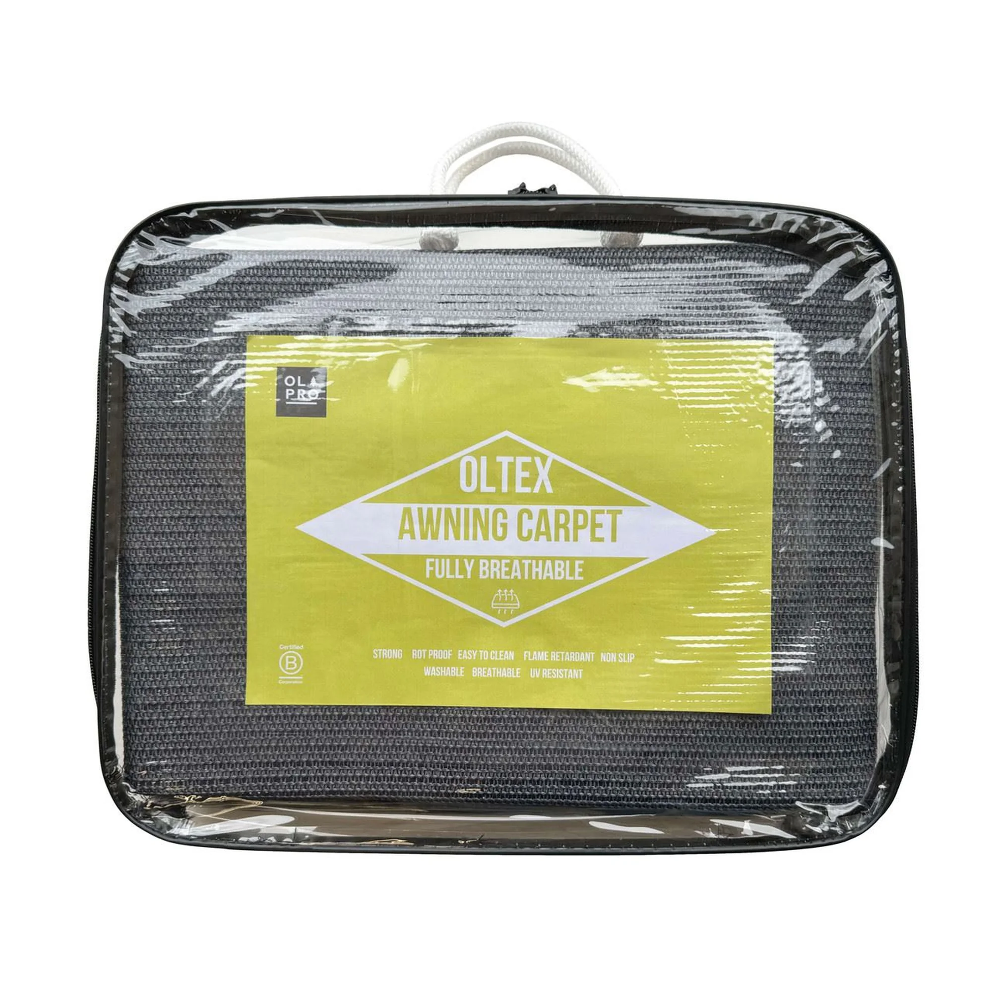 Olpro OLTex Breathable Awning Carpet Blue/ Grey 2.5 x 7m