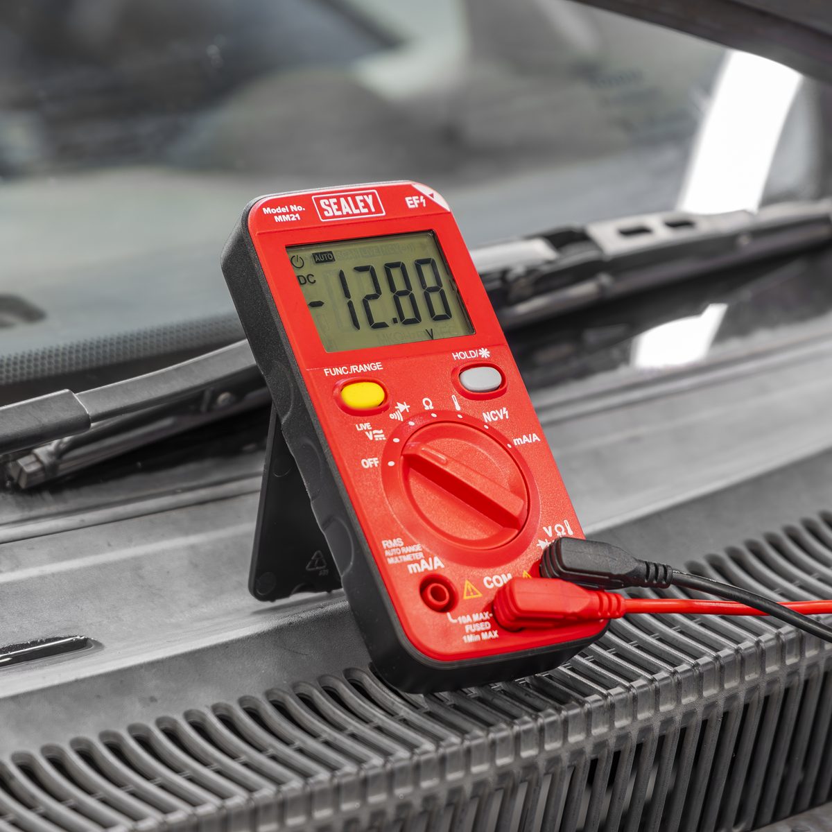 Sealey 10-Function Digital Multimeter MM21 - Auto-Ranging