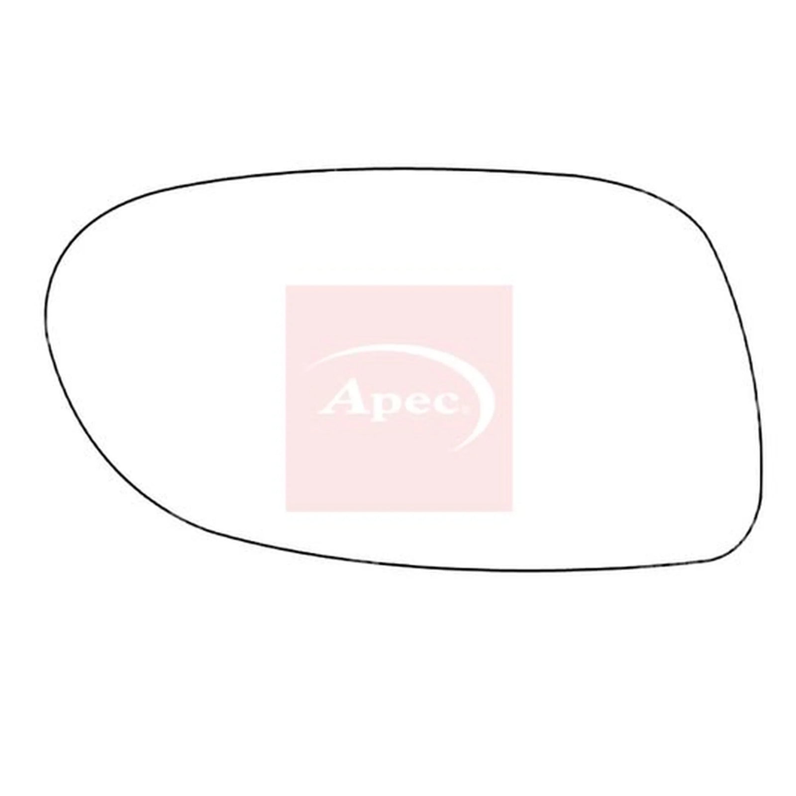 Apec Exterior Wing Mirror Glass Right AMS2698